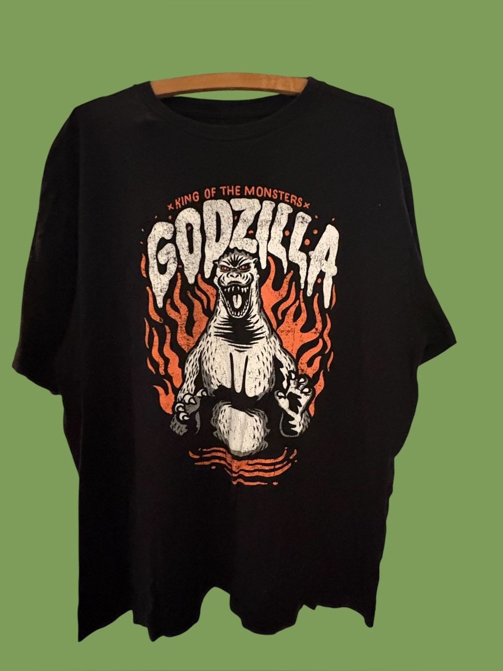 Vintage Style GODZILLA King Of Monsters T-Shirt Mens XL